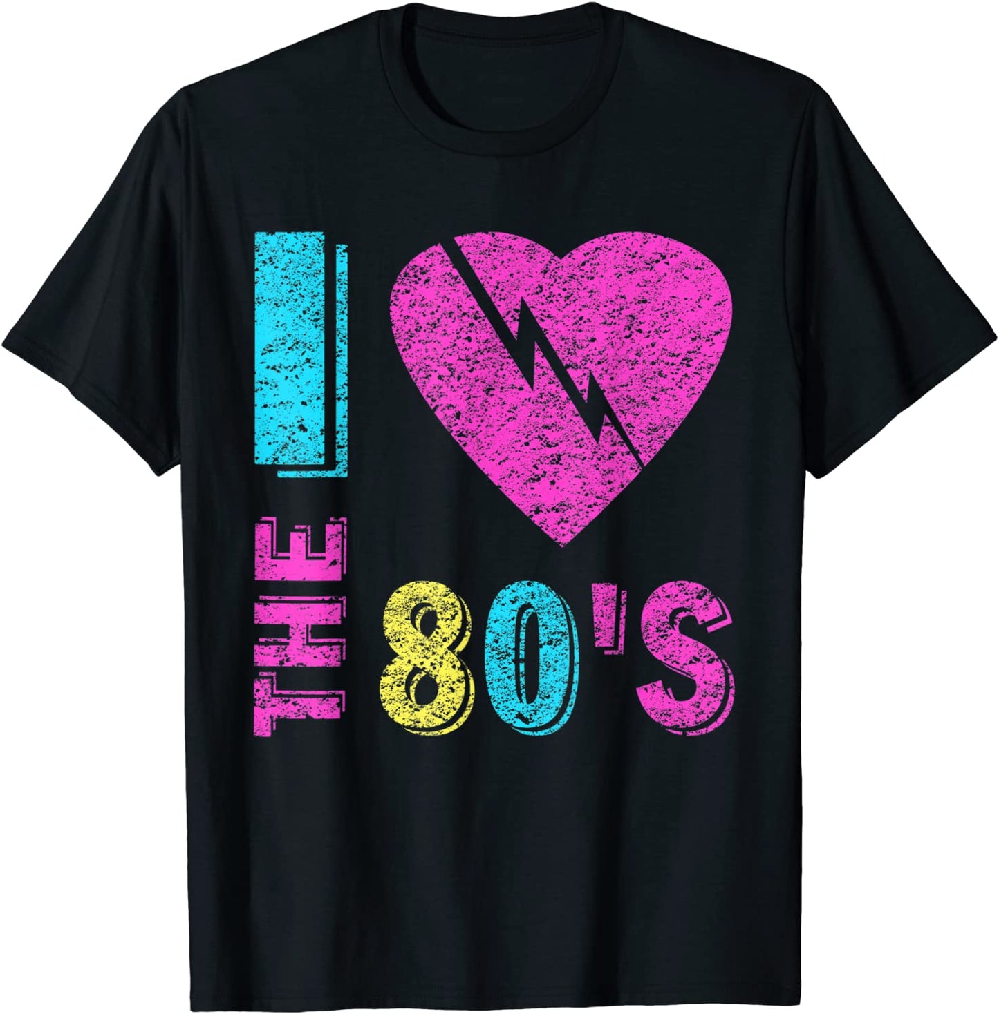 I love The 80S T-Shirt 80s 90s costume Party Tee