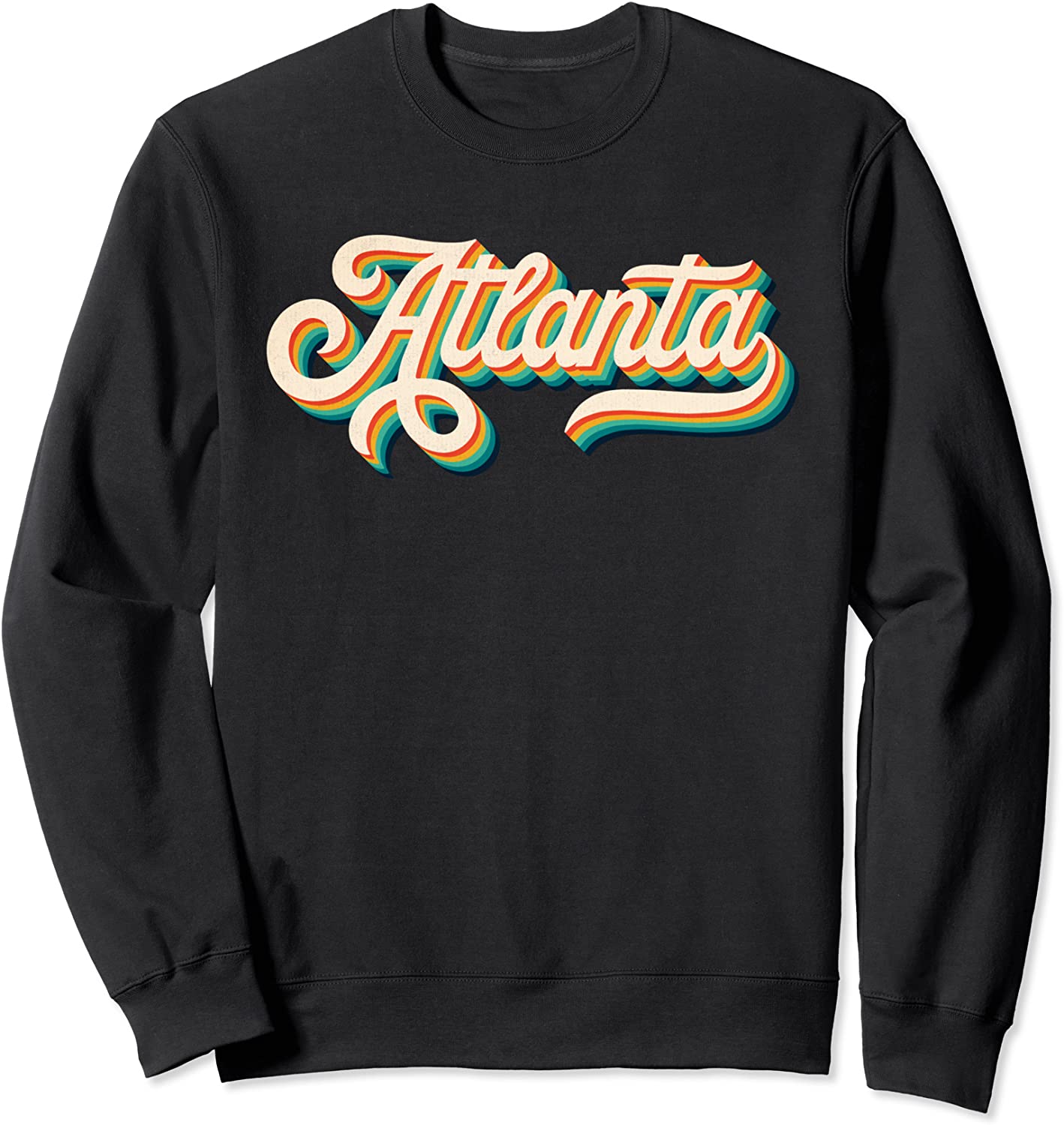70s Vintage Retro Atlanta Georgia Throwback USA Souvenir Sweatshirt