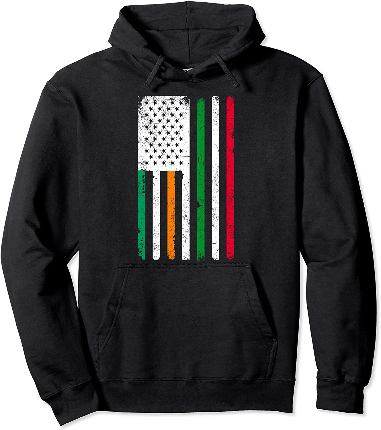 Irish Italian American Flag - American Mix Heritage Gift Pullover Hoodie