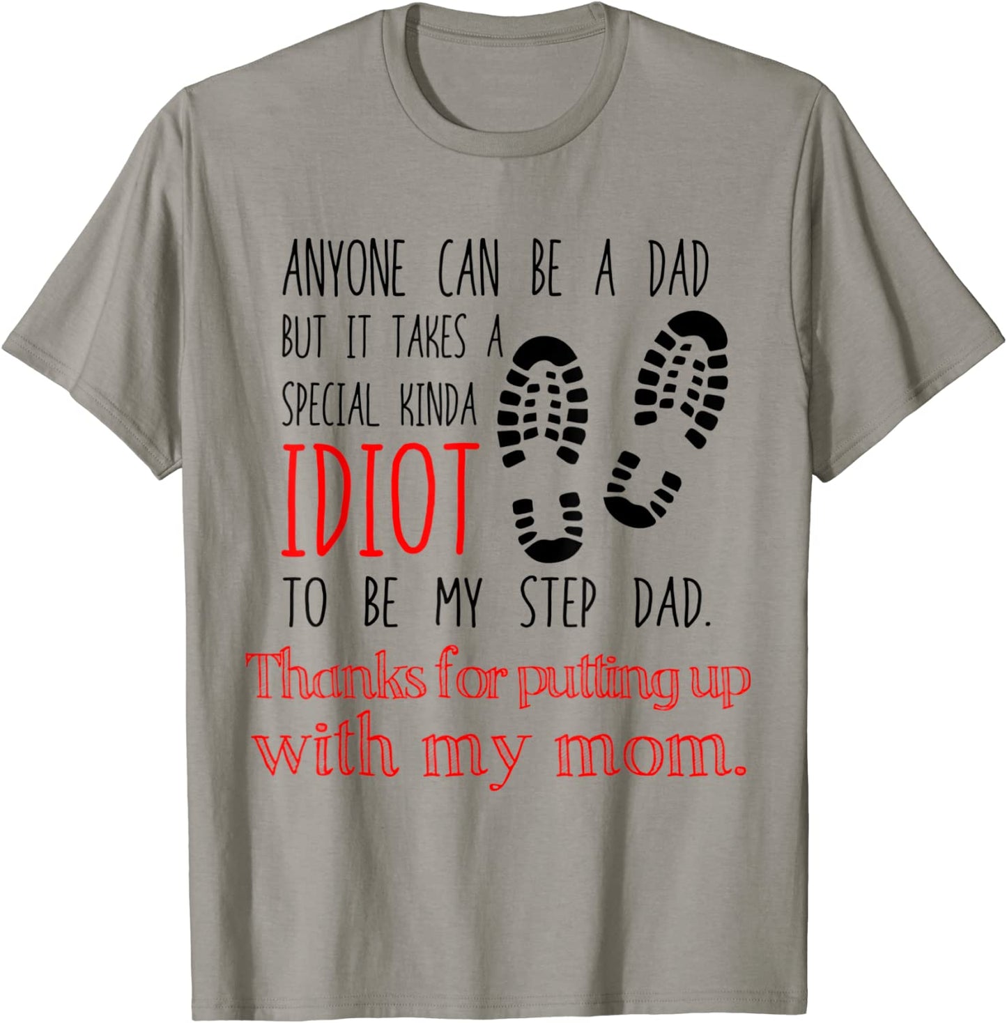 Thank You Stepdad Stepfather Gifts From Daughter Funny T-Shirt