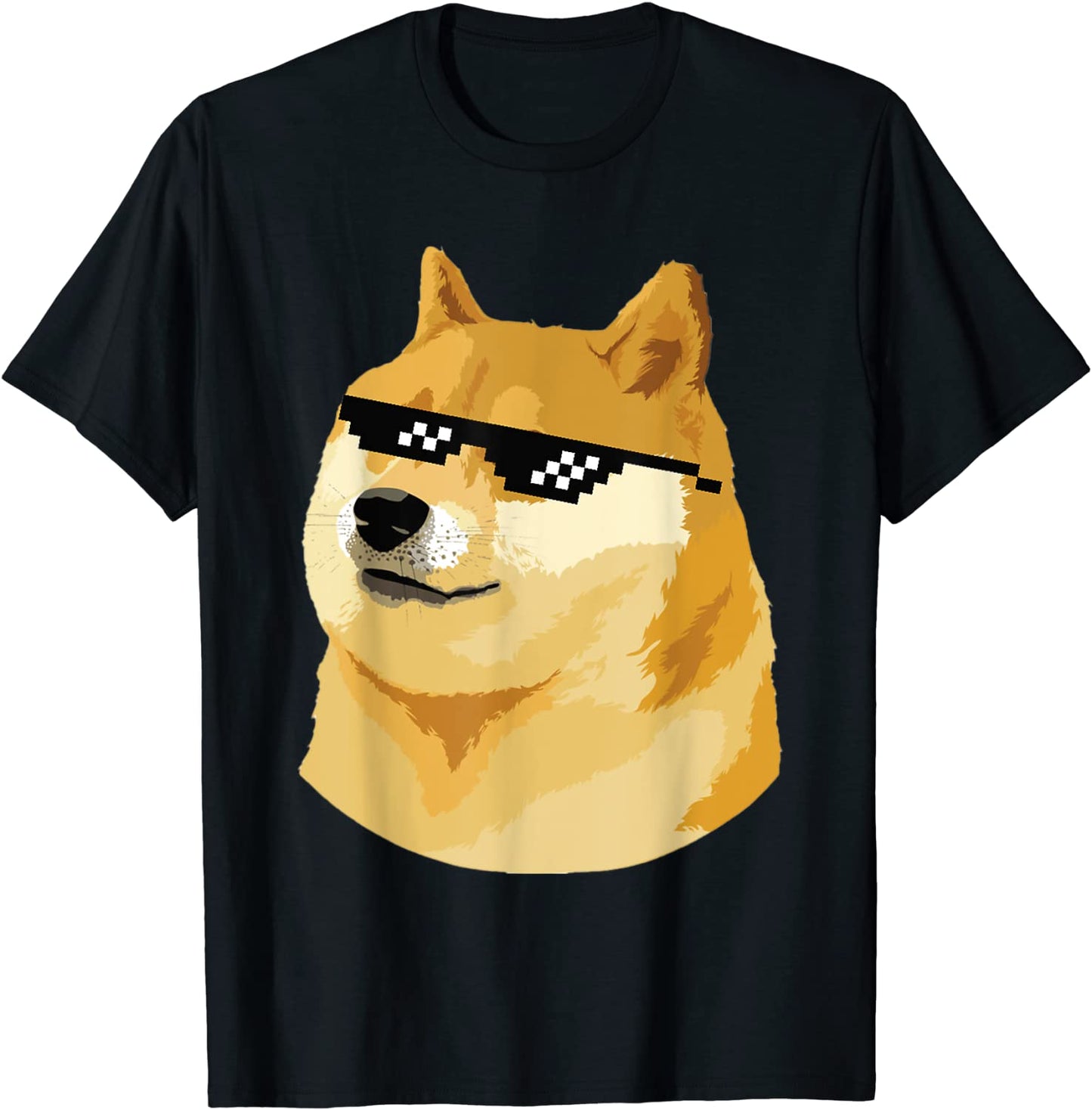 Doge T-shirt with deal with it glasses