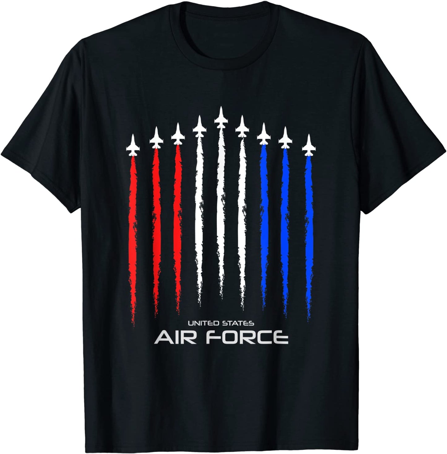 Air Force US Veterans 4th of July T shirt - American Flag T-Shirt