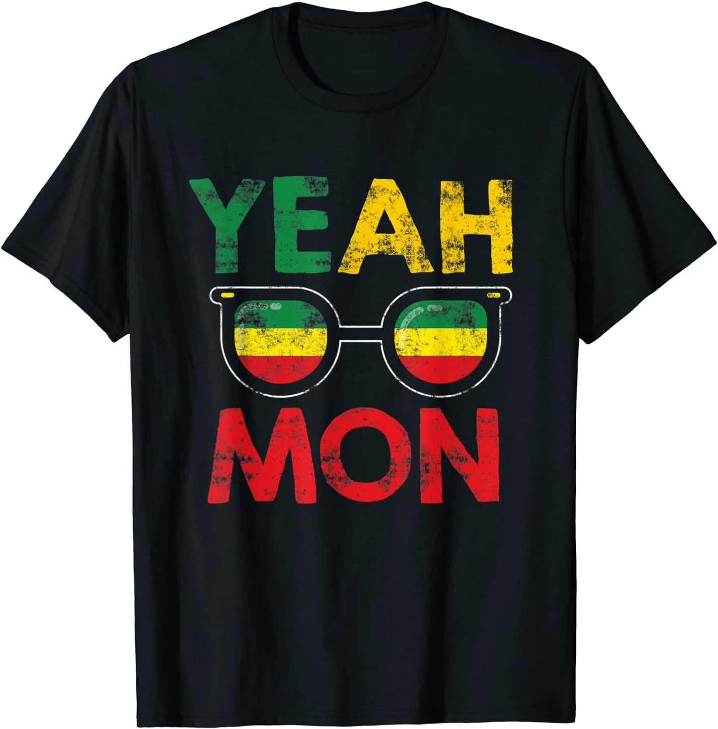 Yeah Mon Jamaican Vacation Jamaica Reggae Gift T-Shirt