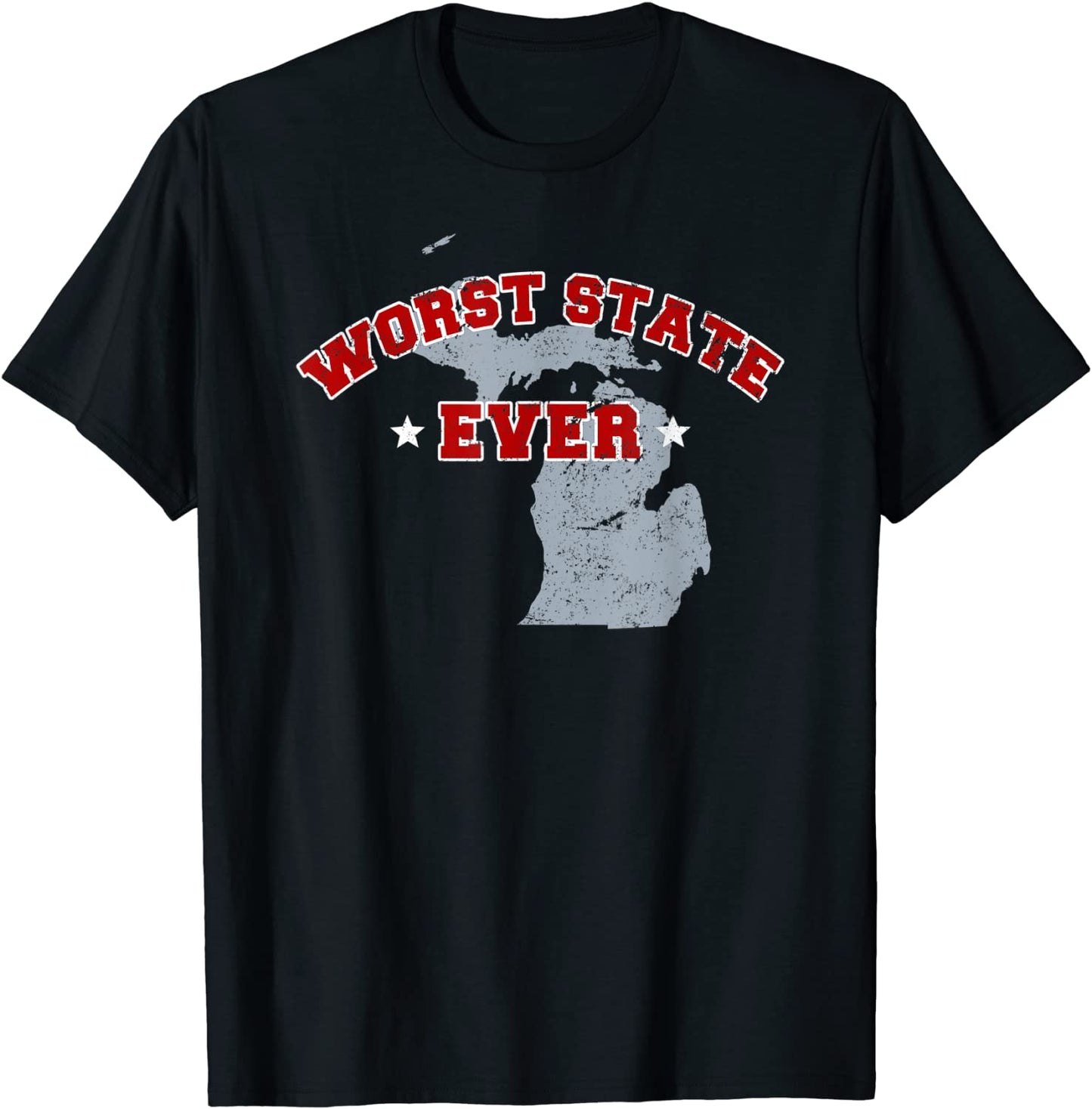 Michigan Sucks Worst State Ever Ohio Sports Fan Shirt T-Shirt