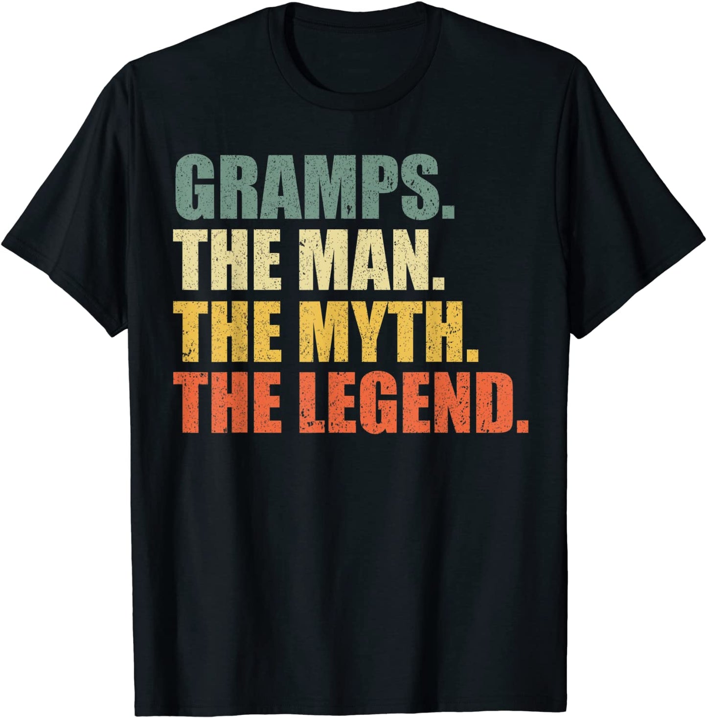 GRAMPS - THE MAN MYTH LEGEND Shirt Gift Fathers Day T shirt
