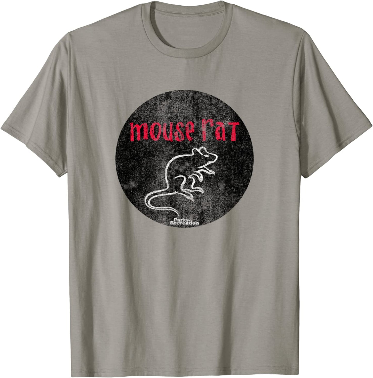Parks Recreation Mouse Rat Distressed T-Shirt