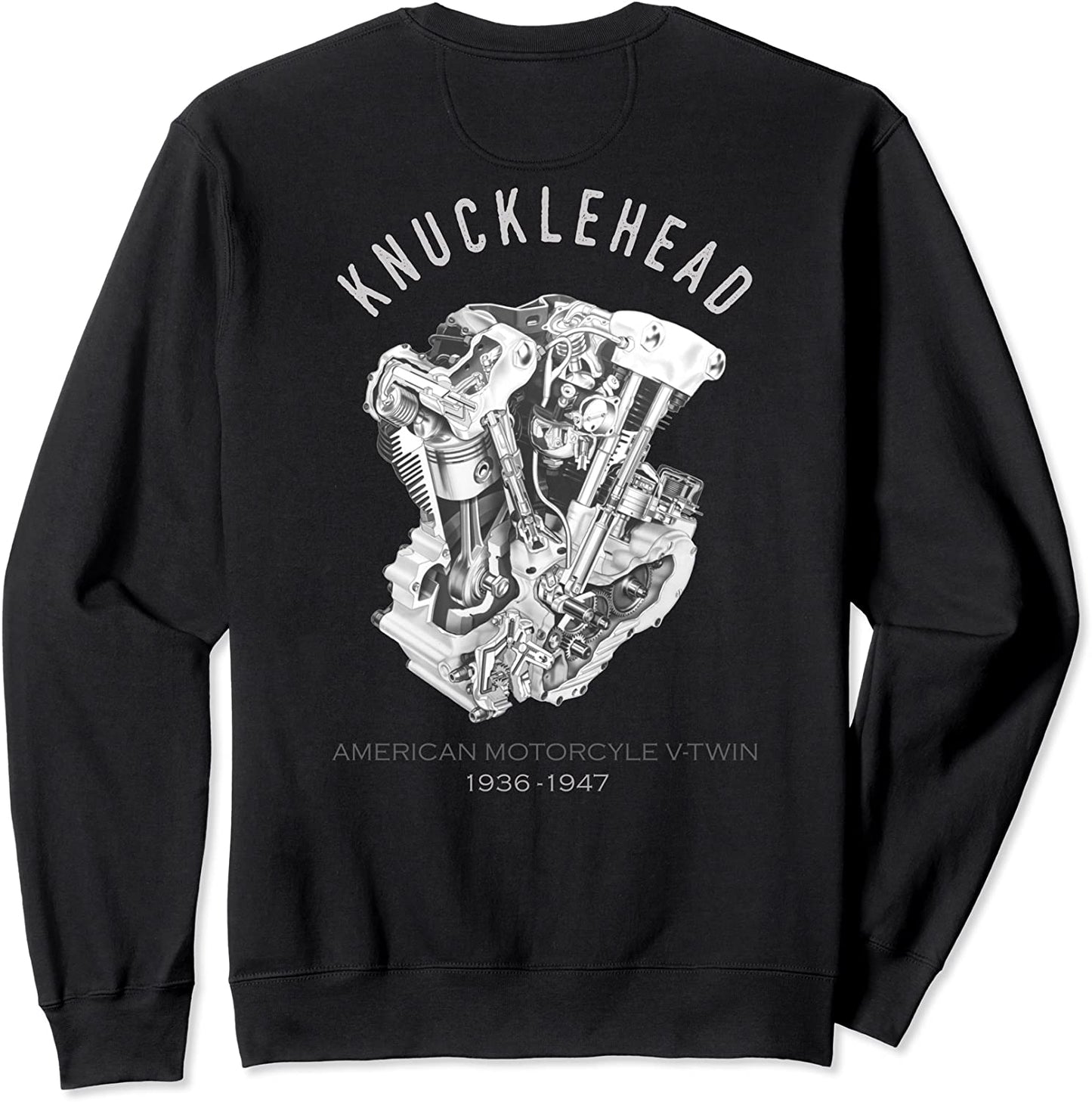 American Motorcycle Knucklehead V-Twin Engine Legend 36-47 Sweatshirt