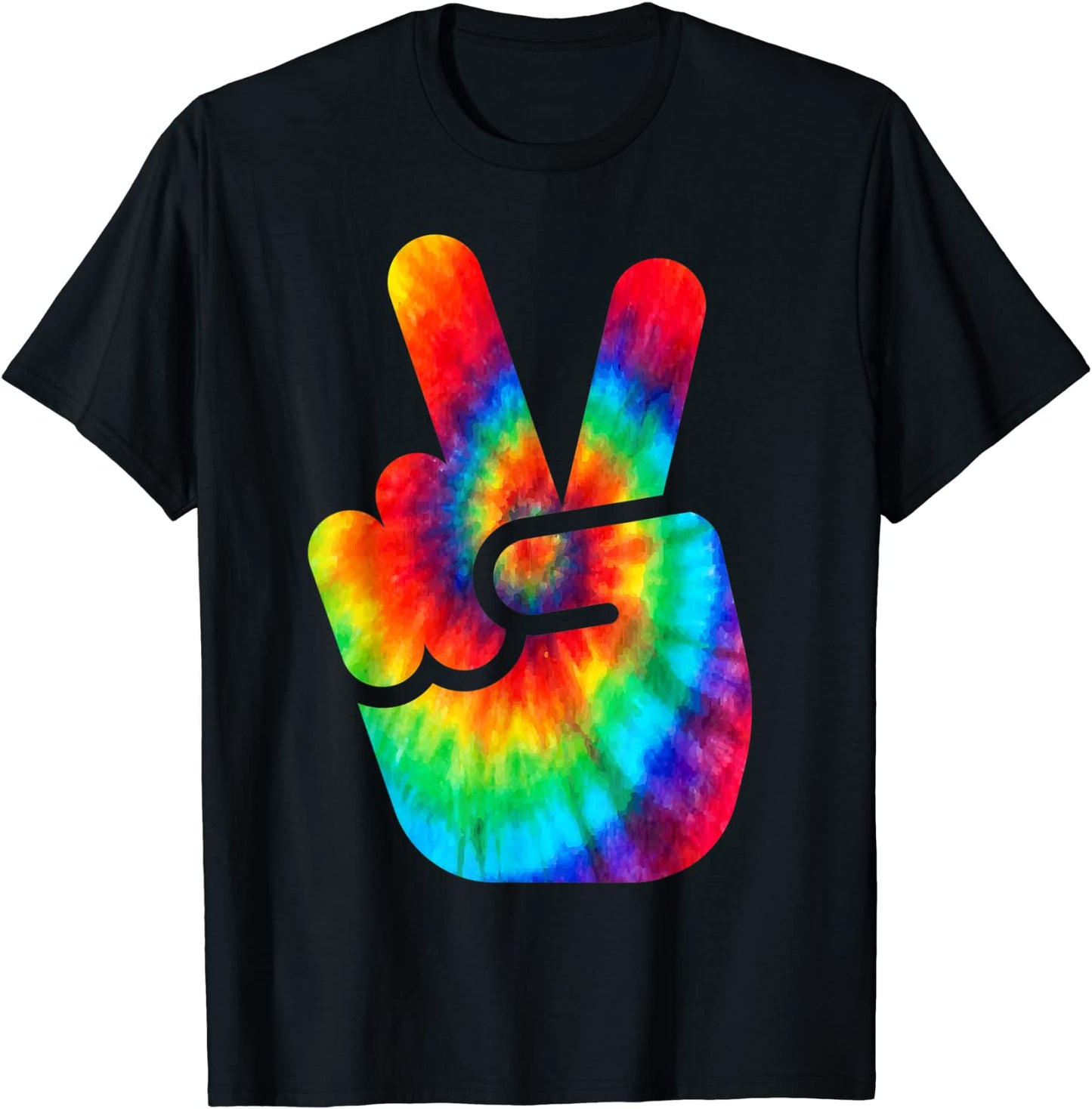Cool Peace Hand Tie Dye T-Shirt For Boys And Girls