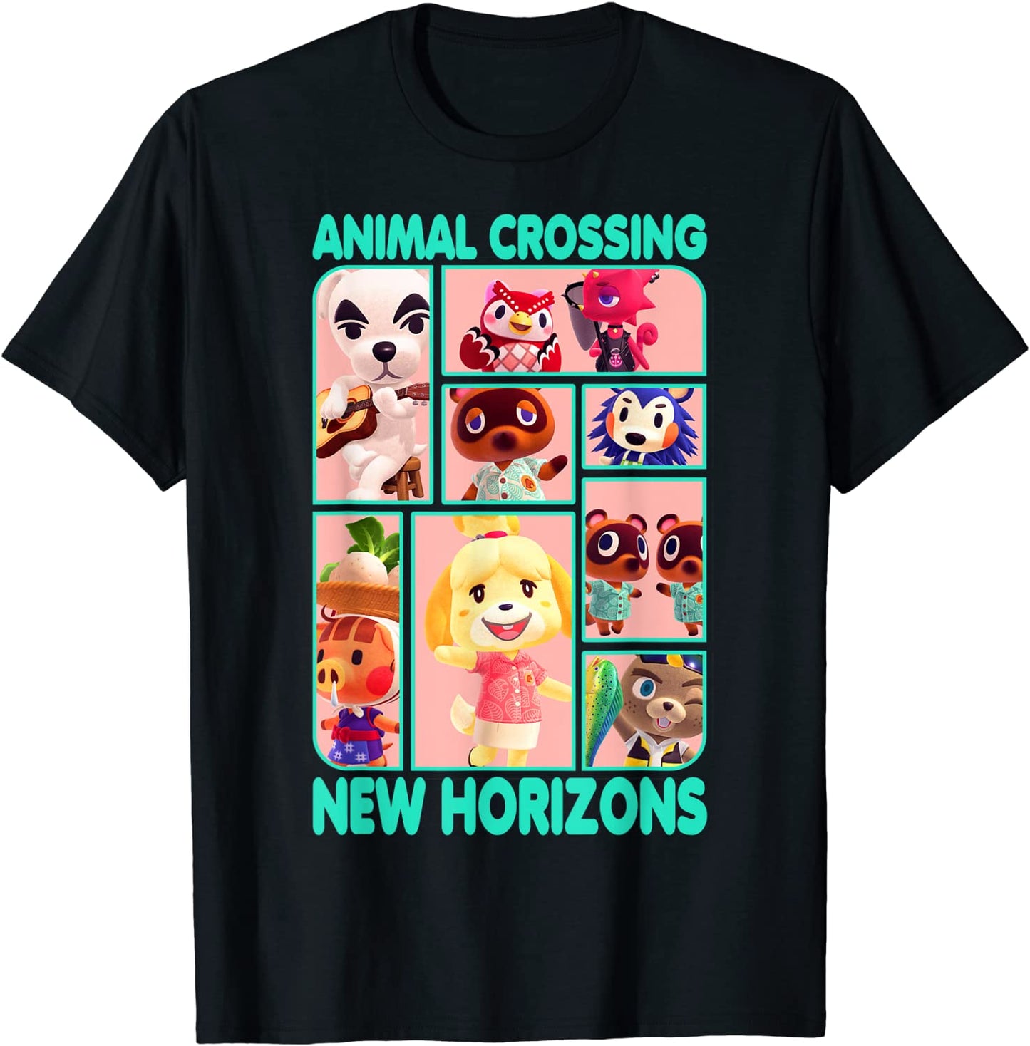 Animal Crossing New Horizons Group Box Up T-Shirt