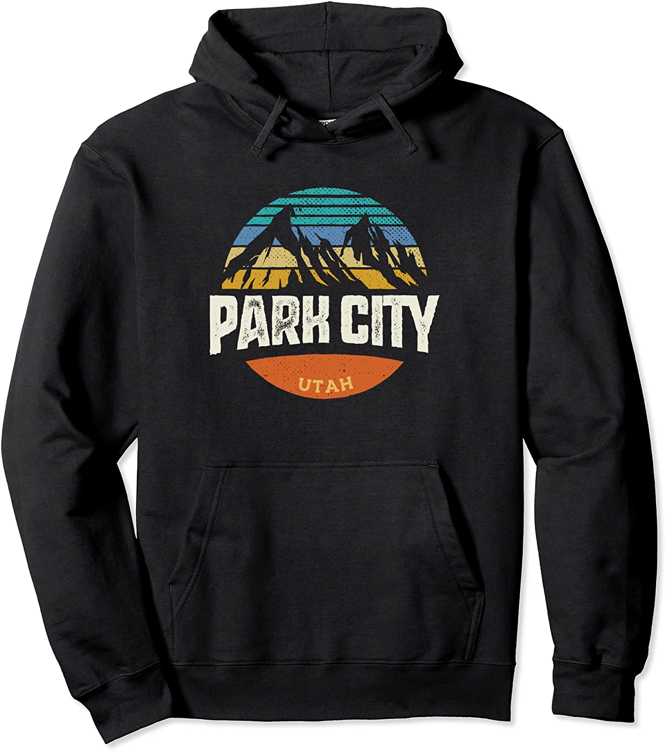 Vintage Park City Utah Ski Souvenirs Mountain Pullover Hoodie