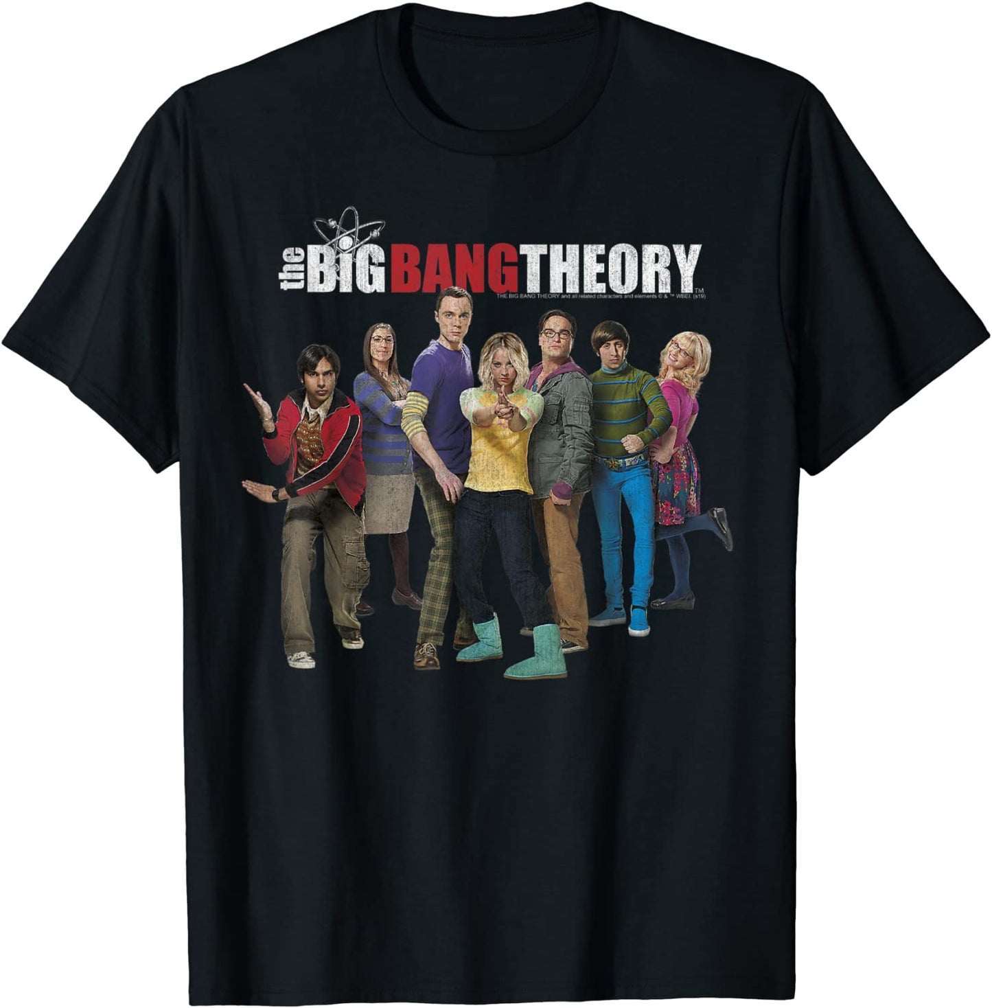 The Big Bang Theory Group Shot Logo T-Shirt