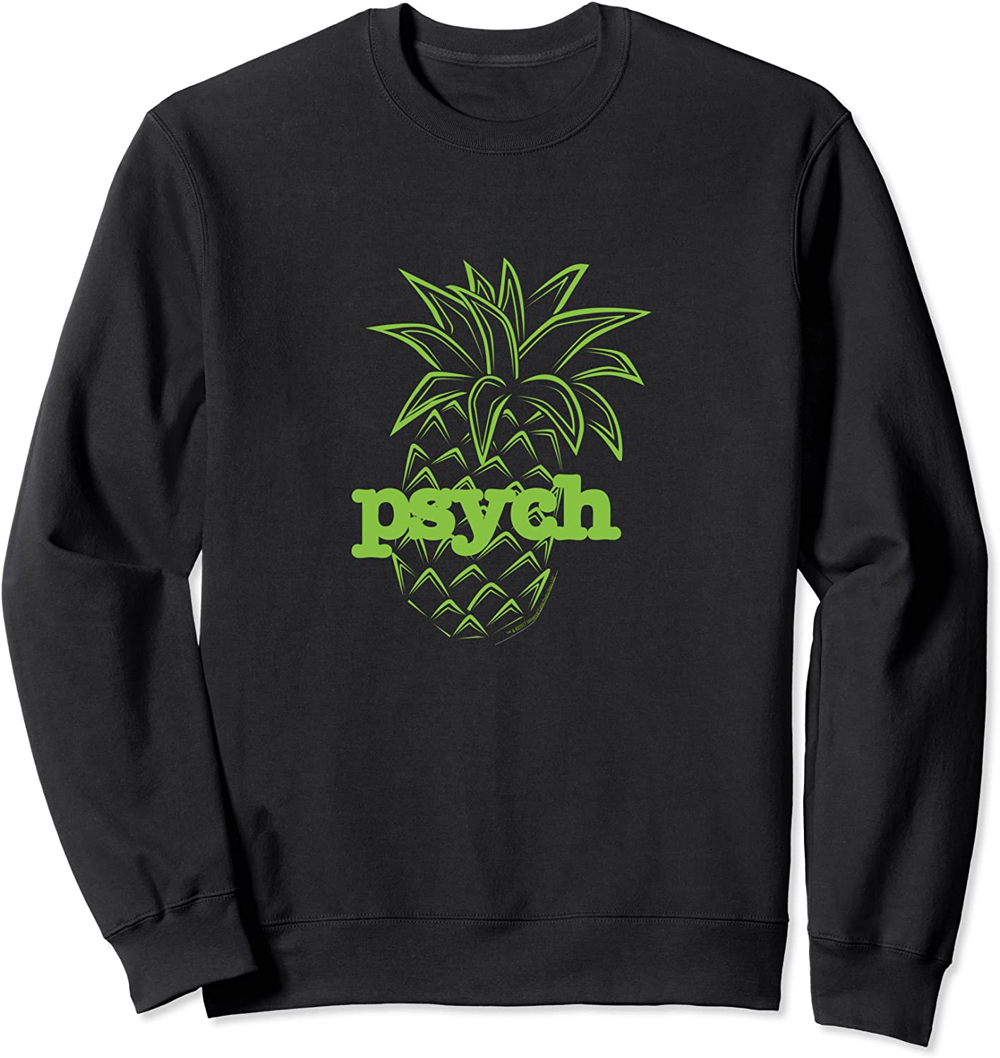 Psych Pineapple Crew Neck Sweatshirt