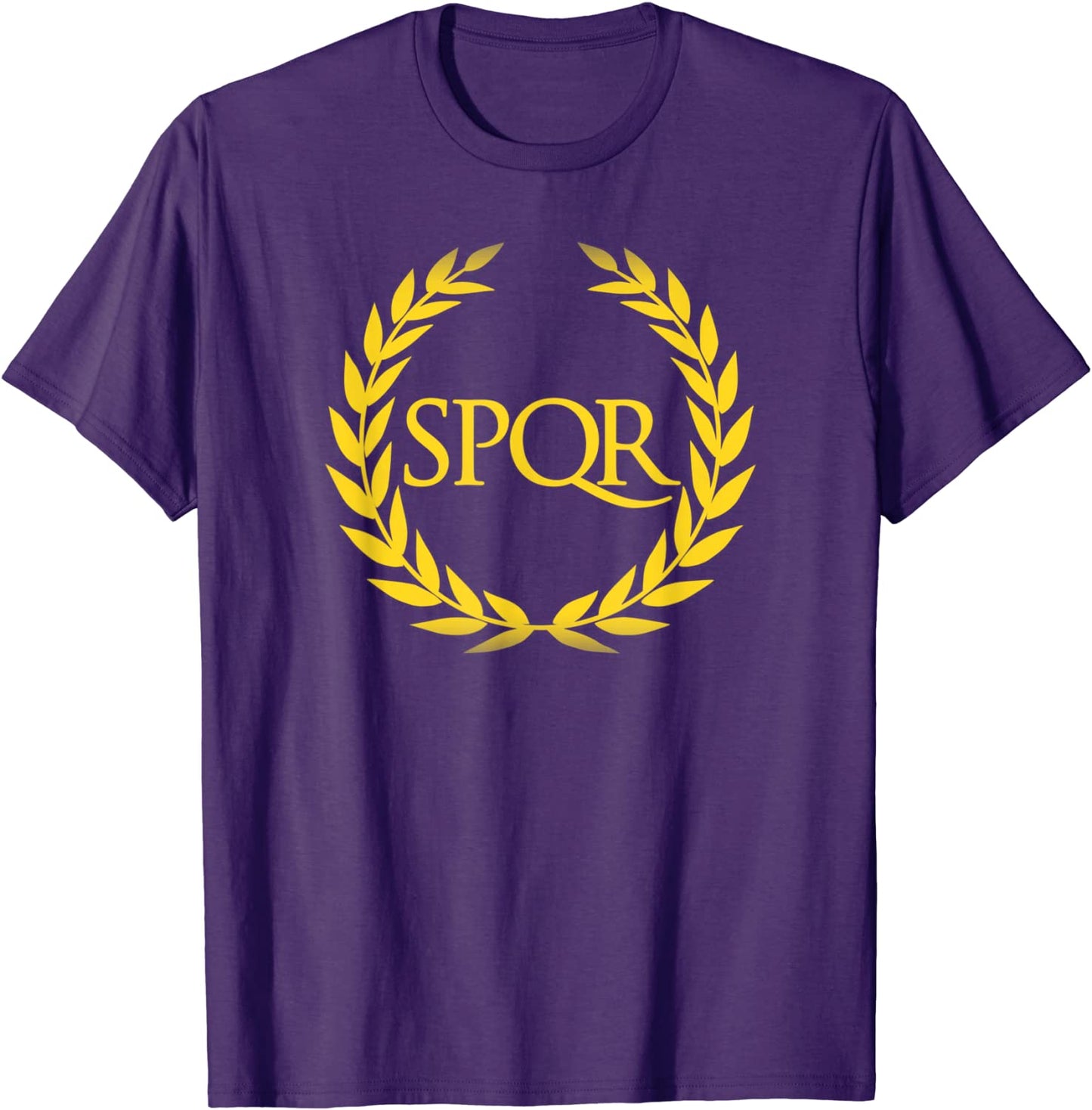 SPQR Shirt Purple I Senatus Populus Que Romanus T-Shirt