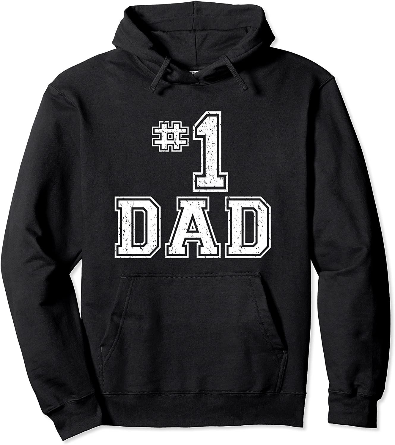 1 Dad Number One Fathers Day Dad Hoodie