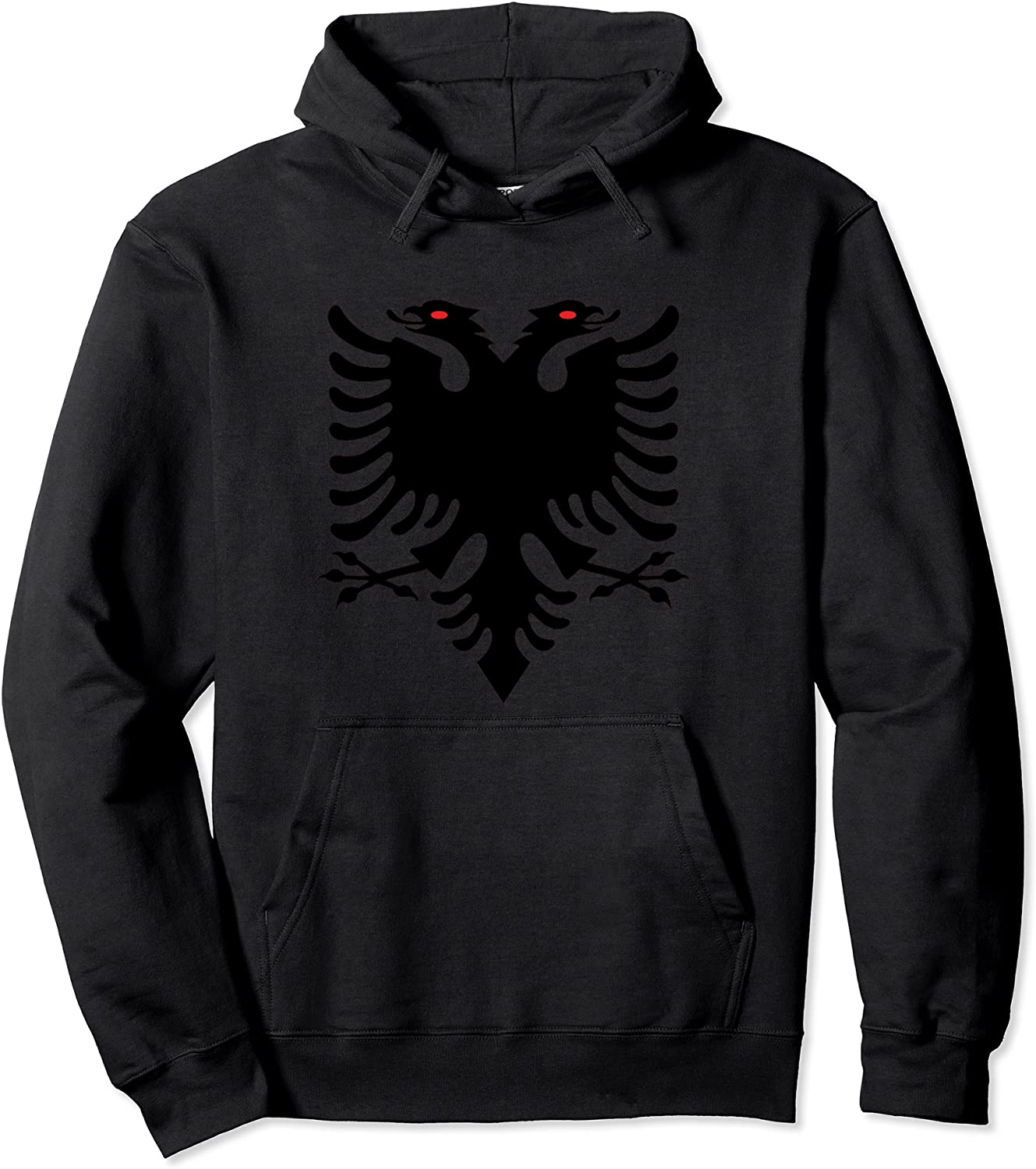 Albanian Double Eagle National Emblem Pullover Hoodie
