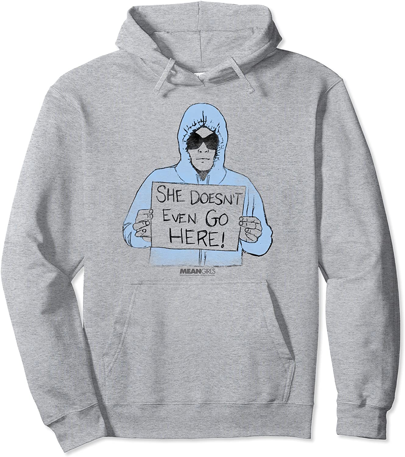 Mean Girls Damian Hoodie She Doesnt Even Go Here Pullover Hoodie