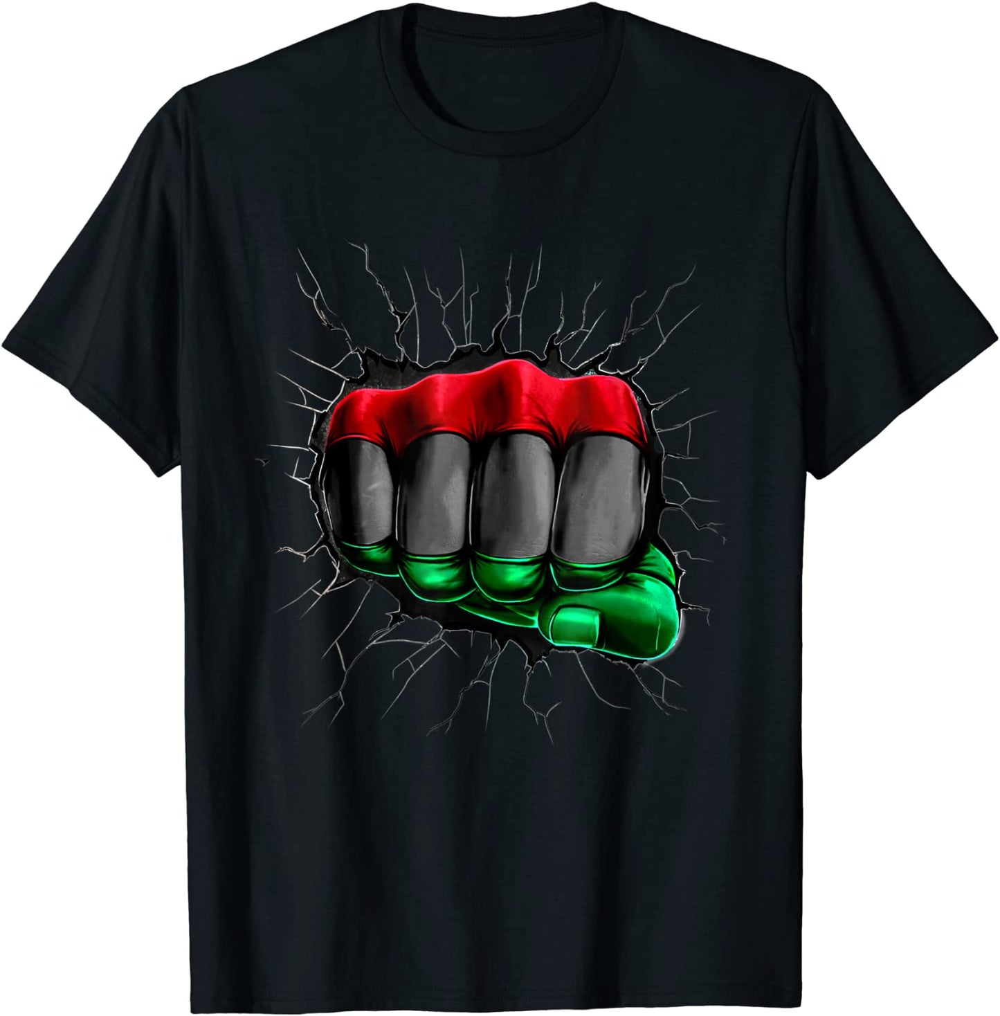 Pan African UNIA Flag Fist Shirt
