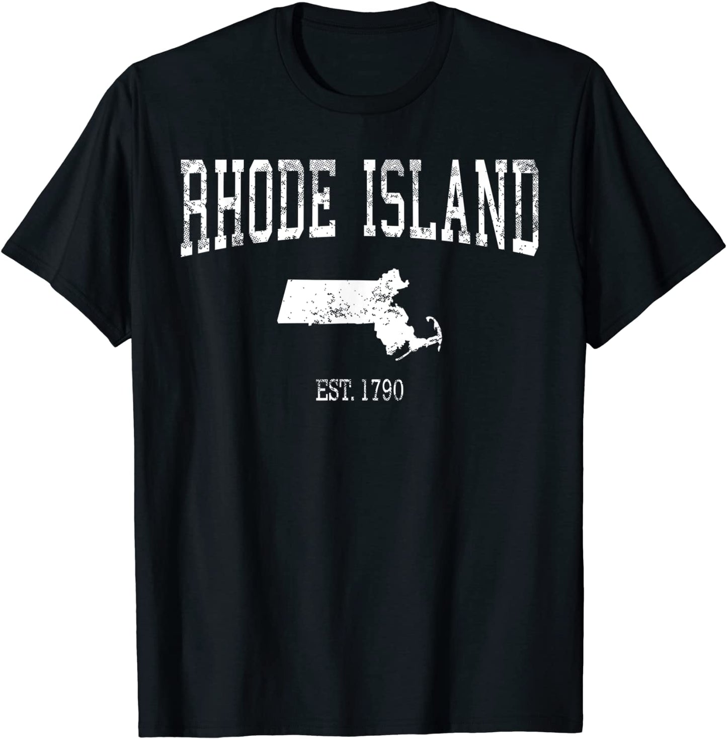 Rhode Island Vintage Sports Design RI T-Shirt