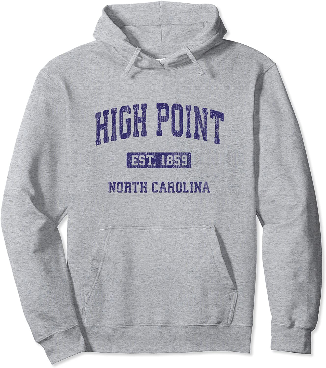 High Point North Carolina NC Vintage Athletic Sports Design Pullover Hoodie