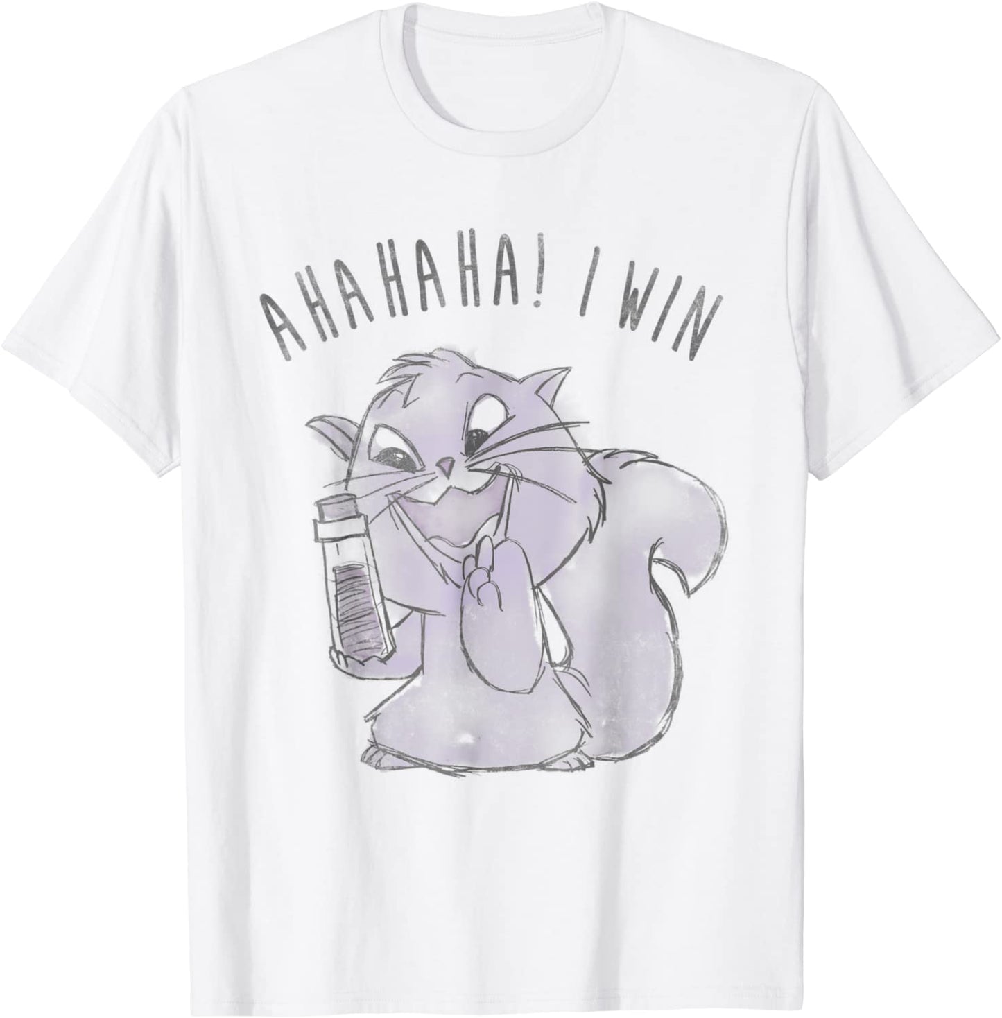 Disney Emperors New Groove Yzma Cat Ahaha I Win T-Shirt