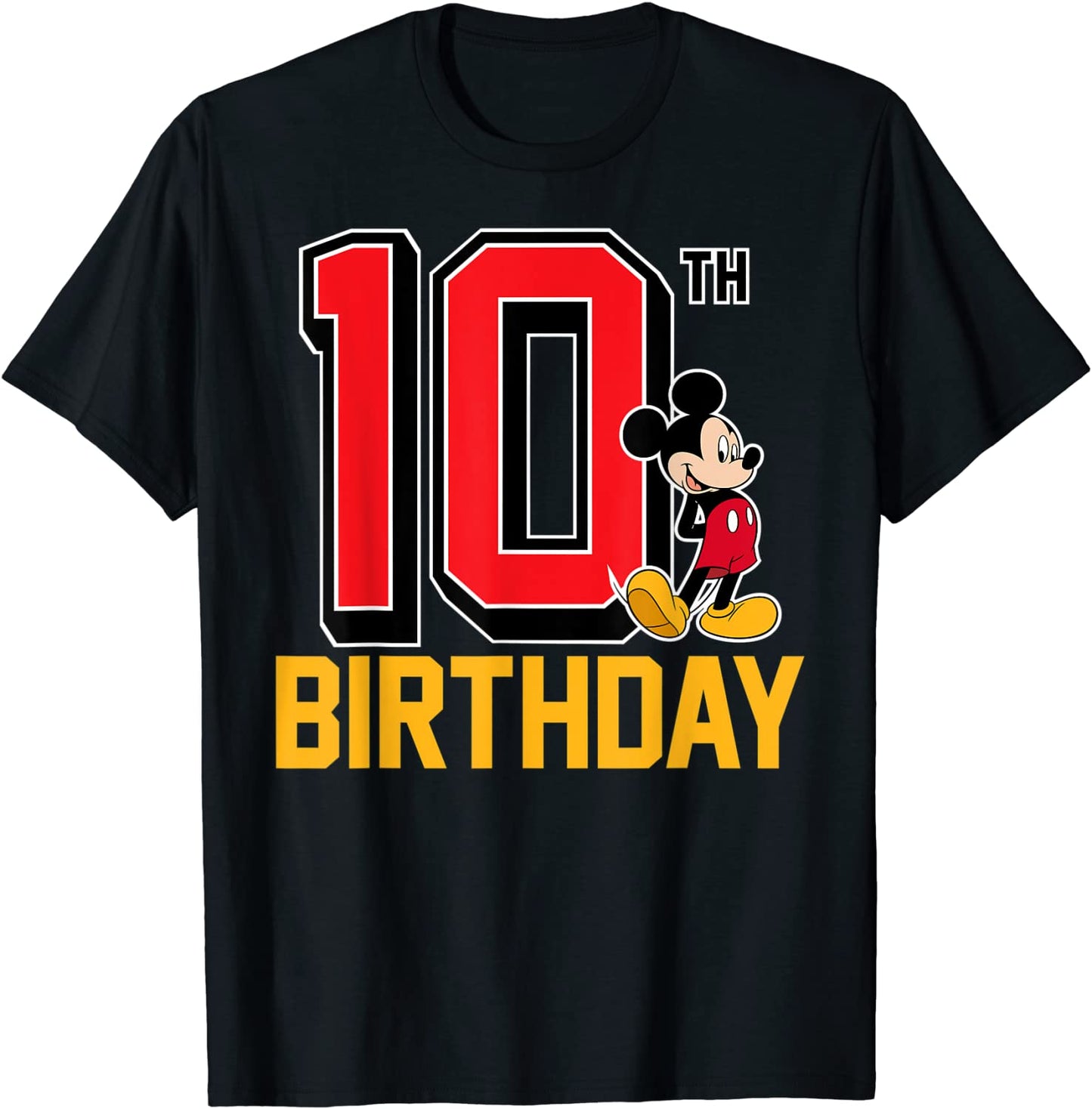 Disney Mickey Mouse 10th Birthday T-Shirt