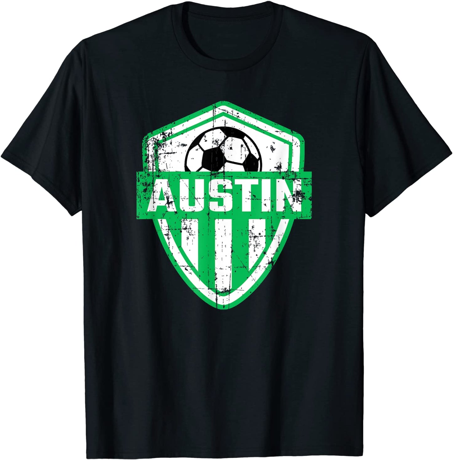 Austin Soccer Jersey Style United Football Fan FC T-Shirt