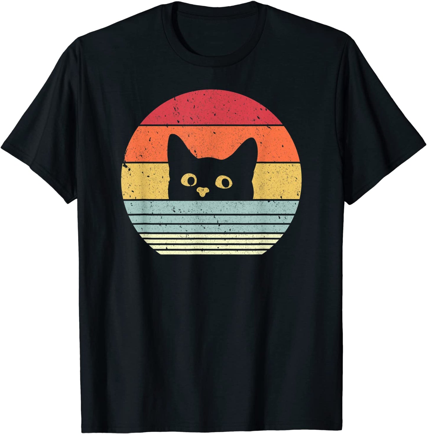 Cat Shirt Retro Style T-Shirt