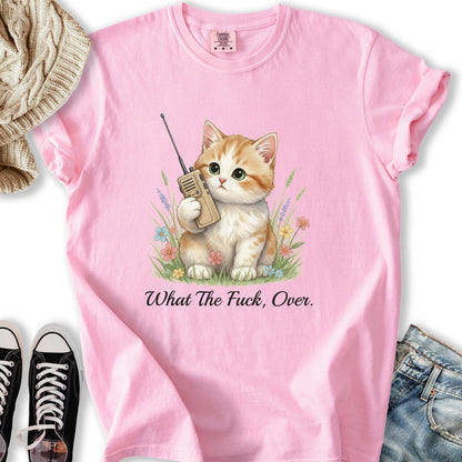 Wtf Over Cat T Tee Trendy Art