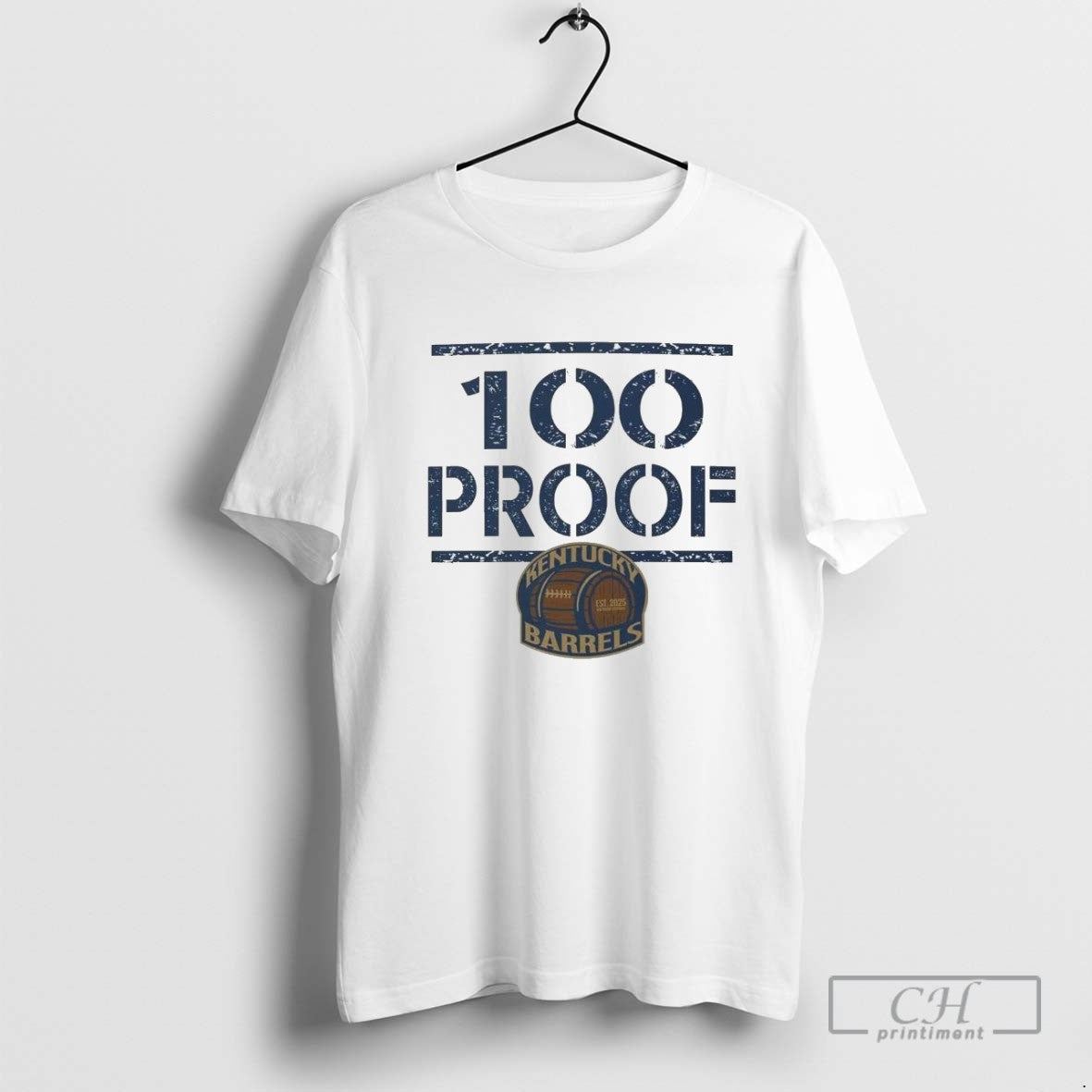 100 Proof Kentucky Barrels Long Sleeve Stylish Design