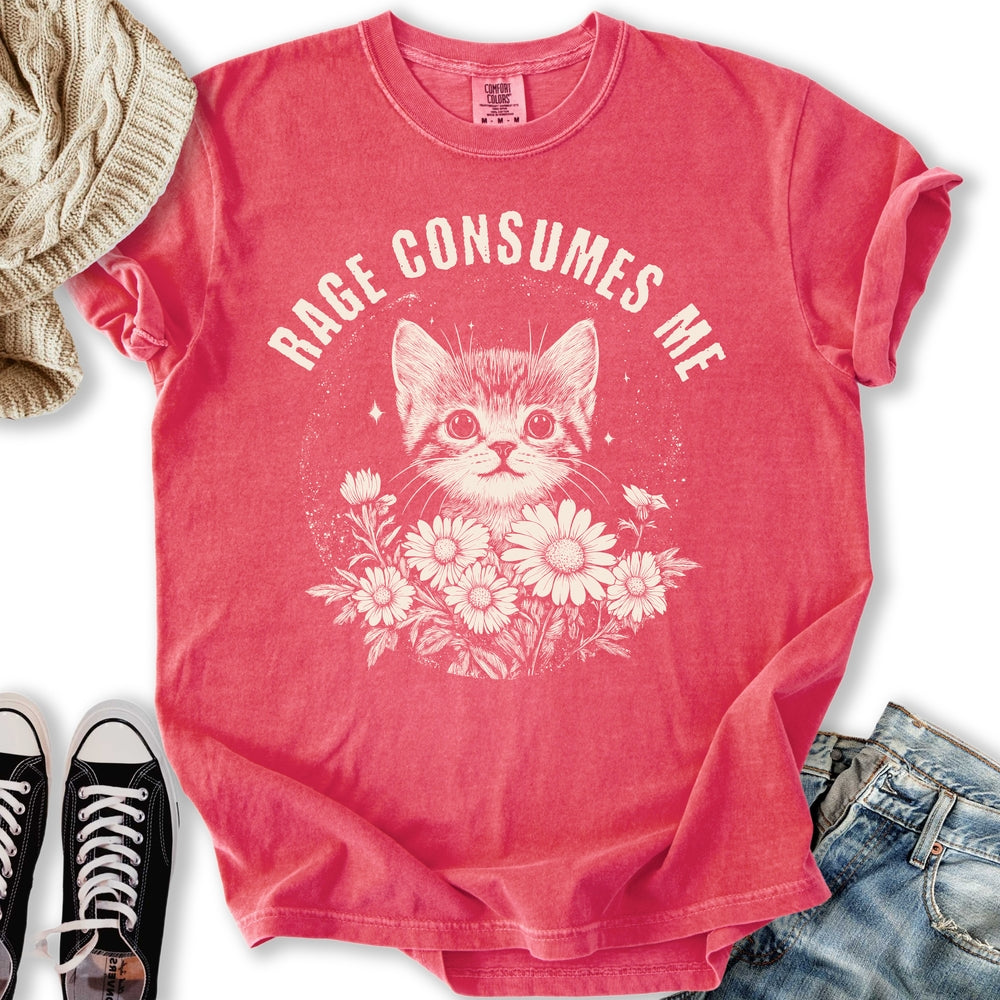 Rage Consumes Me T TShirt Premium Art