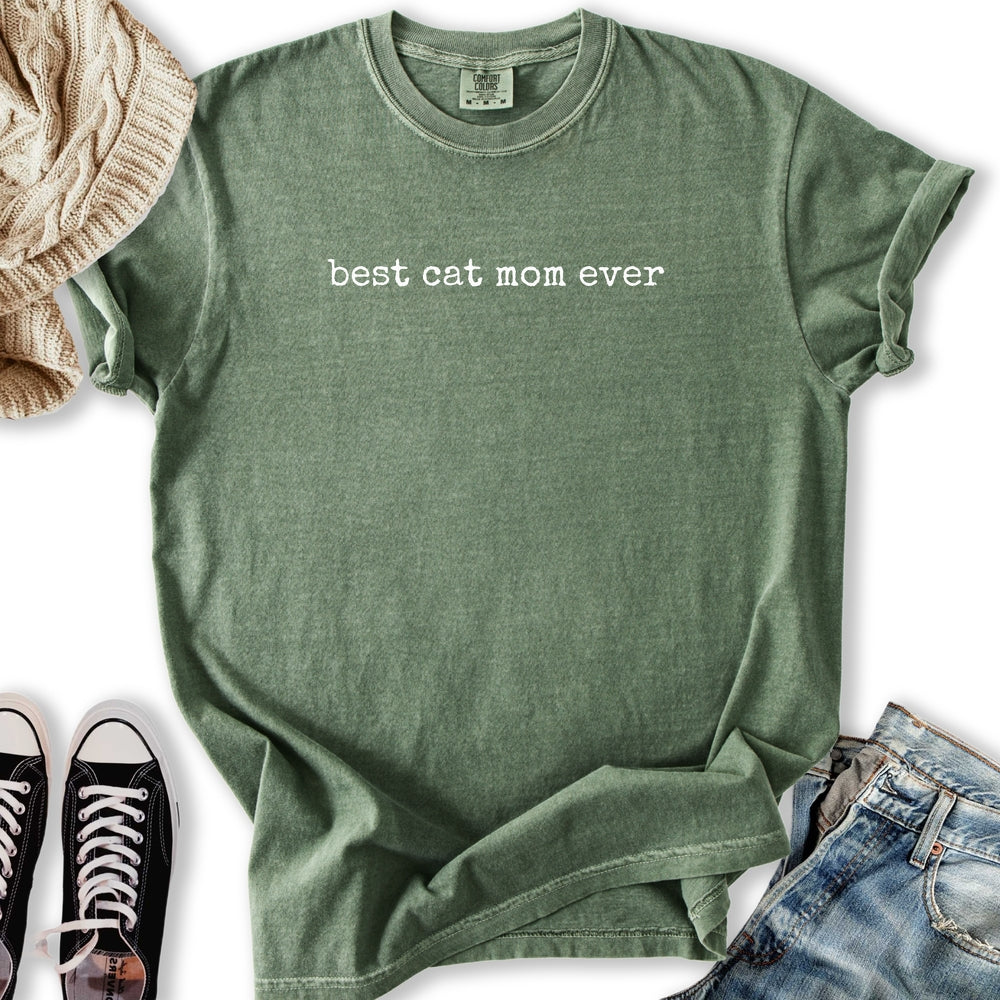 Best Cat Mom Ever T Shirt Vintage Outfit