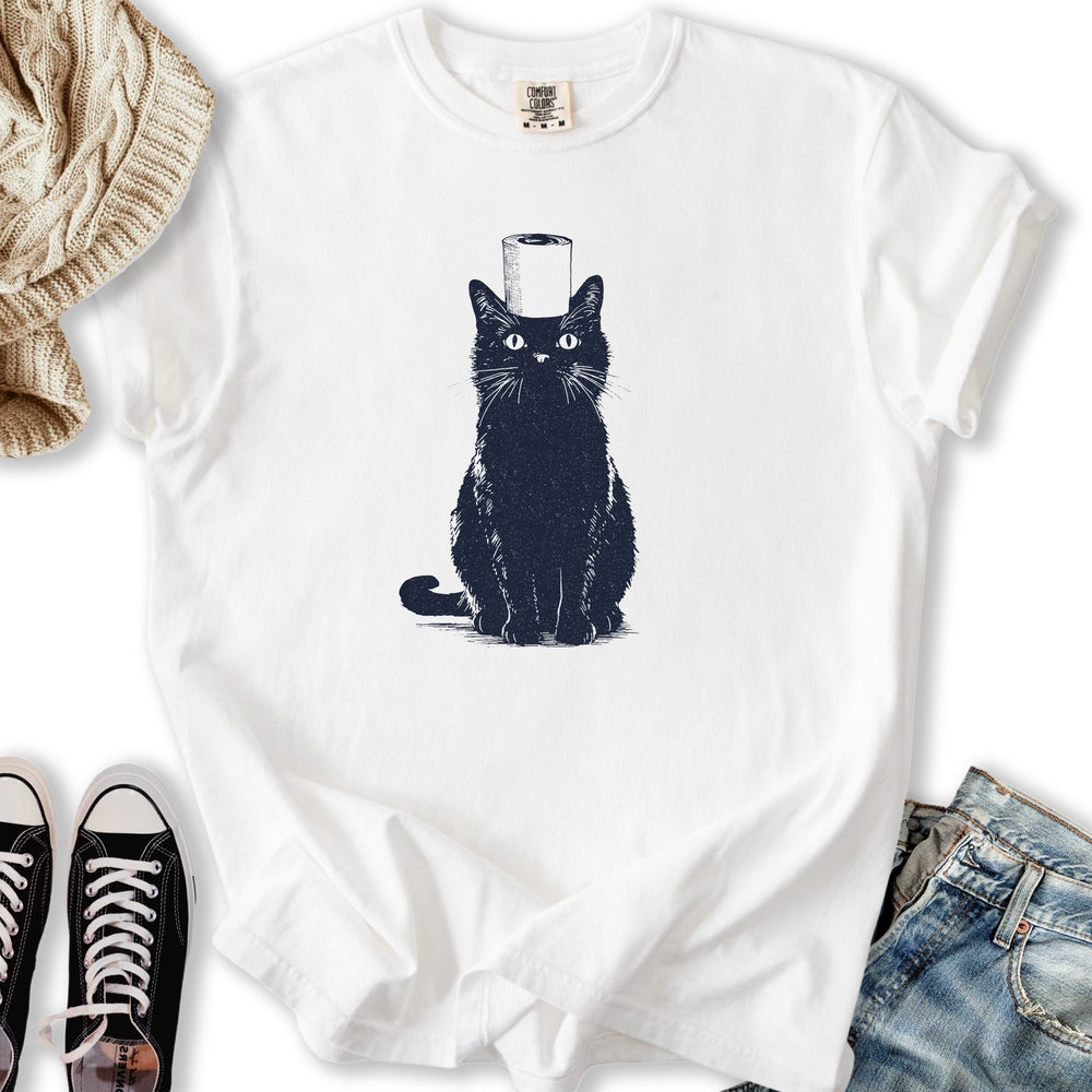 Toilet Paper Cat T Tank Top Designer Fashion