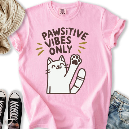 Pawsitive Vibes T Sweatshirt Classic Fashion