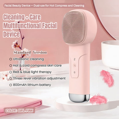 Waterproof Rechargeable Facial Cleanser 6-in-1