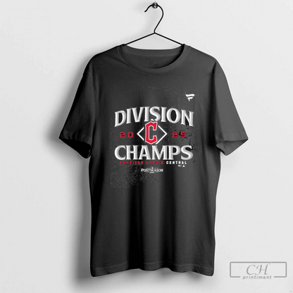 2025 Al Central Division Champions Cleveland Guardians Baseball