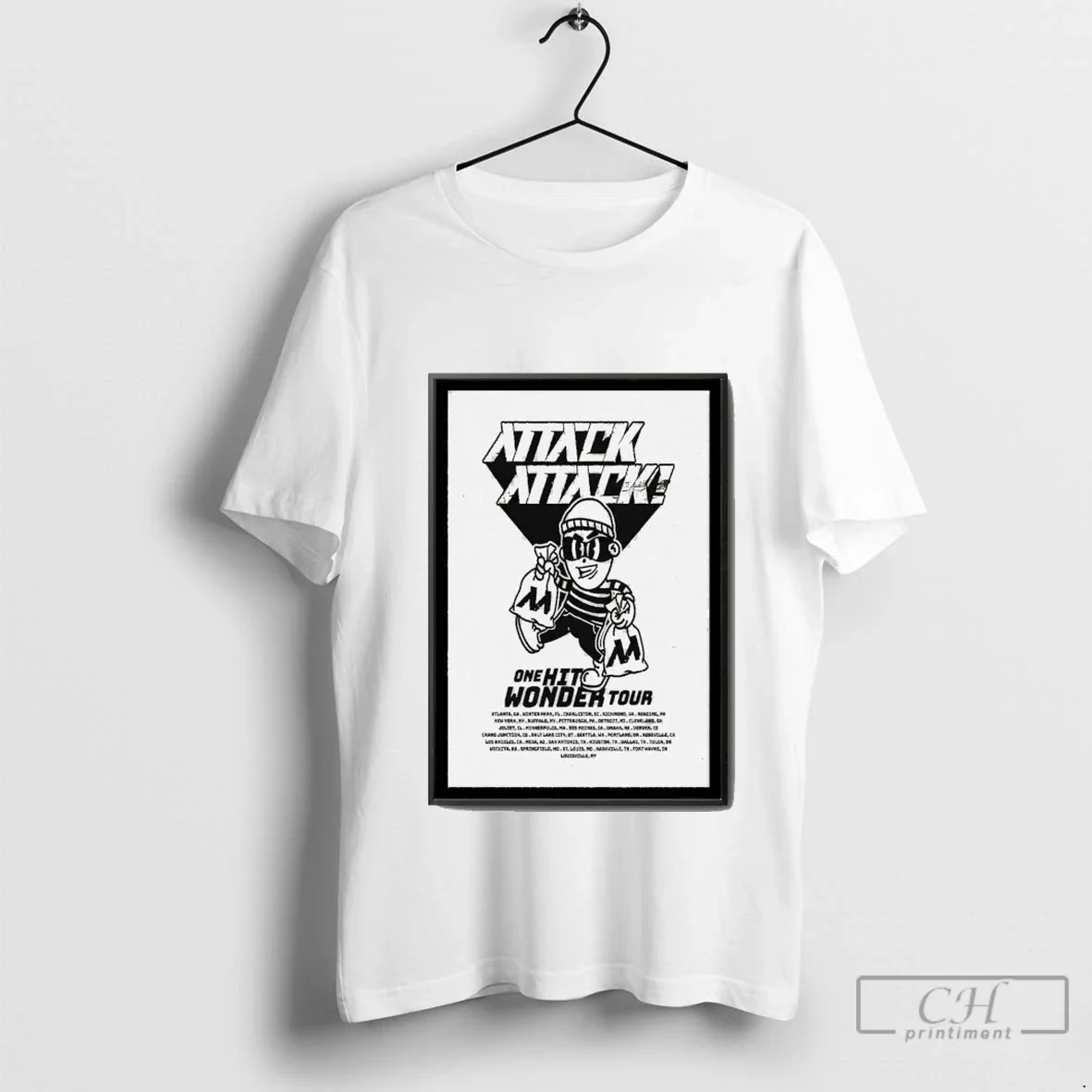 2025 Attack Attack Tour One Hit Wonder TShirt Classic Gift