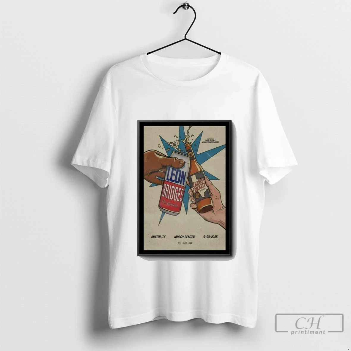 2025 Austin Texas Leon Bridges Charley Crockett Sweatshirt Authentic