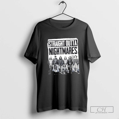 2025 Horror Movies Halloween Straight Outta Nightmares Sweatshirt