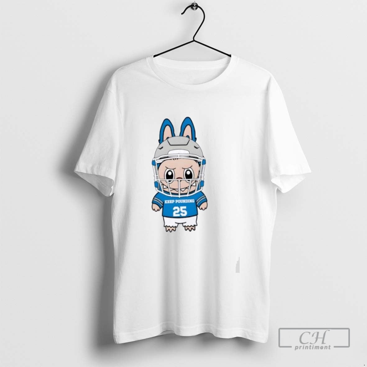 2025 Labubu Keep Pounding North Carolina Tar Heels Tee Designer