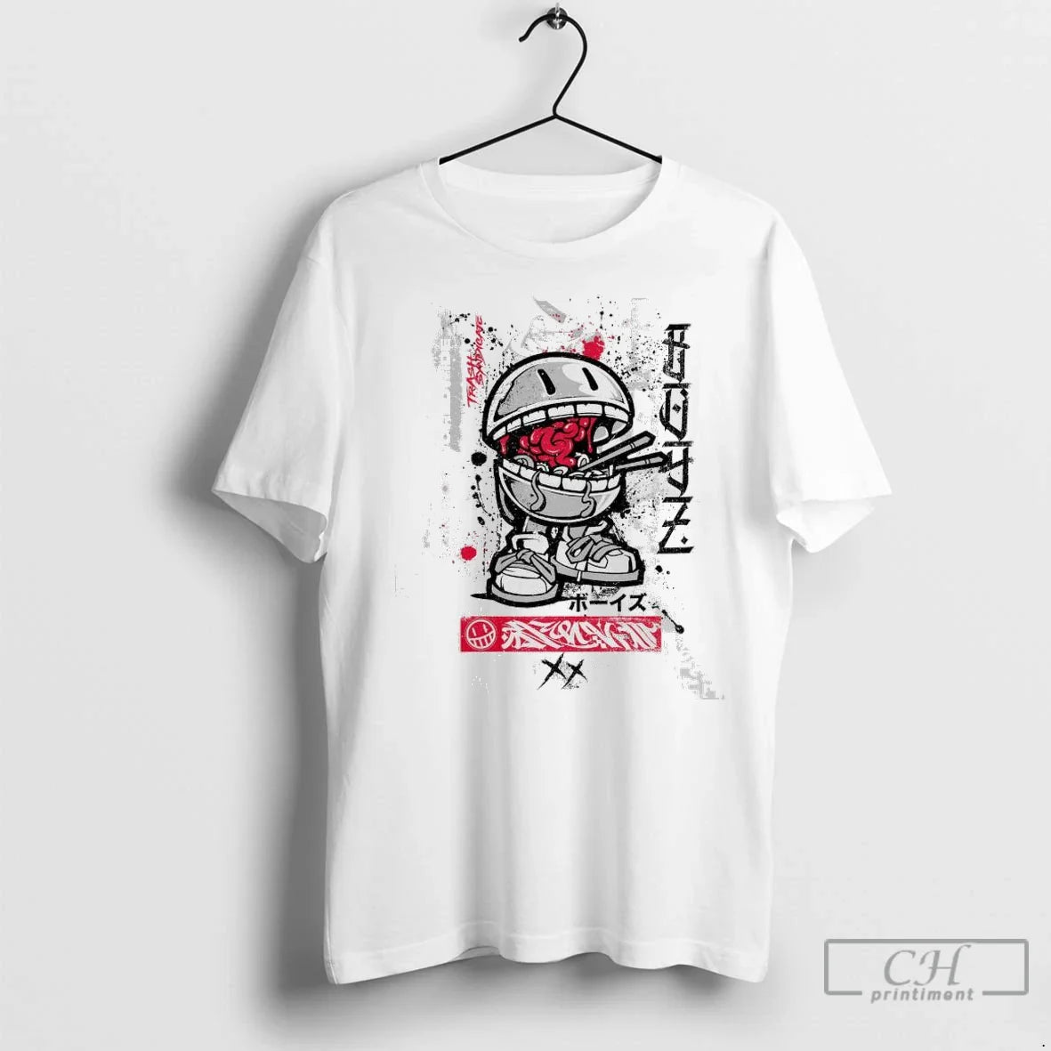 2025 Trash Syndicate T Shirts Long Sleeve Retro Design