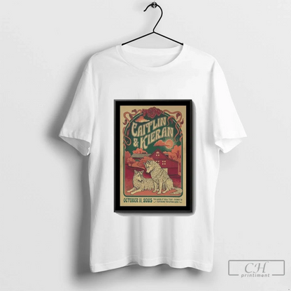 2025 Wolf Trap Vienna Va Tour Caitlin Kieran TShirt Elegant Merch