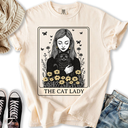 Black Cat Lady Tarot T Hoodie Stylish Fashion