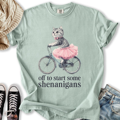 Shenanigans Cat T Sweatshirt Elegant Merch