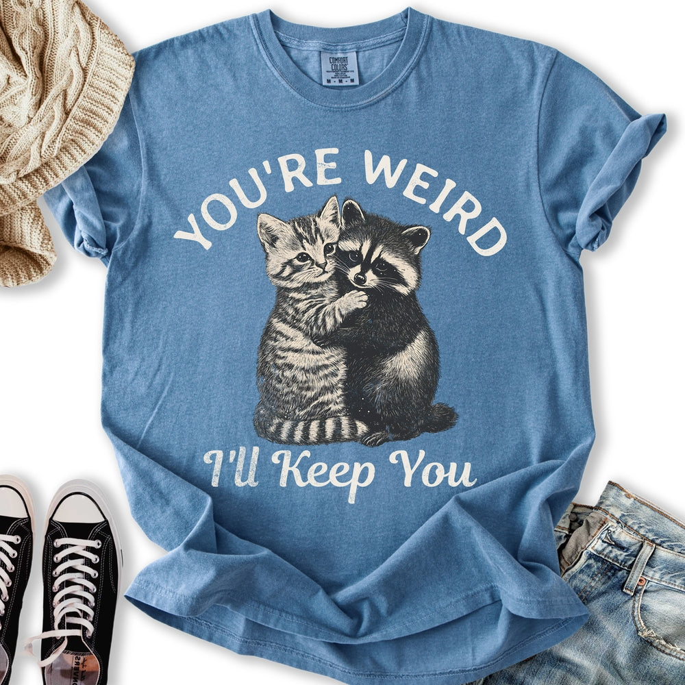 You Re Weird Cat T Tee Stylish Outfit