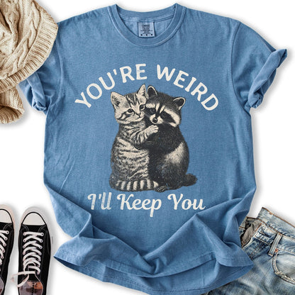 You Re Weird Cat T Tee Stylish Outfit