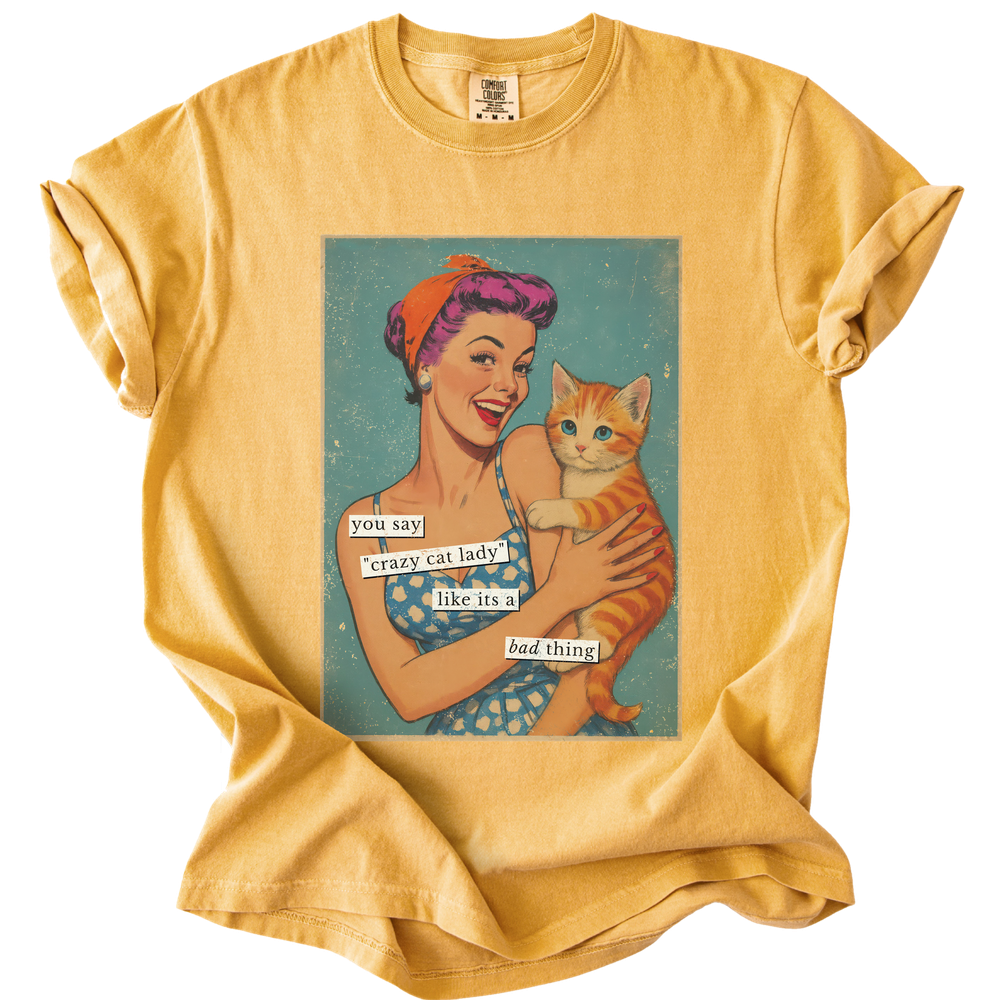 Crazy Cat Lady T Shirt Unique Gift