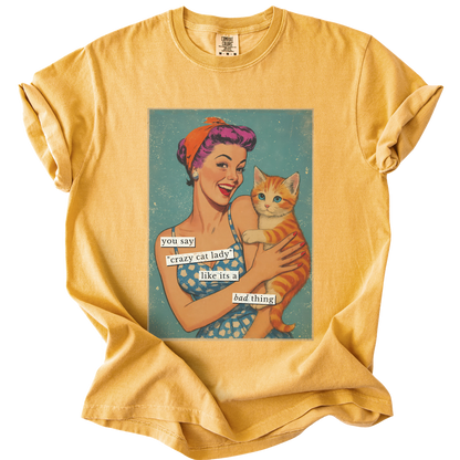 Crazy Cat Lady T Shirt Unique Gift
