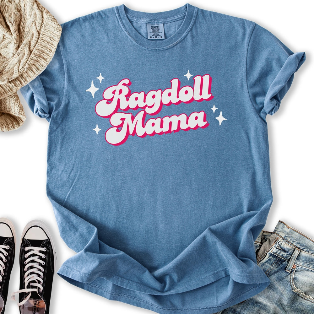 Groovy Ragdoll Mama T TShirt Premium Look