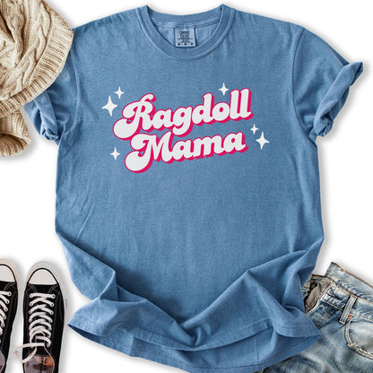 Groovy Ragdoll Mama T TShirt Premium Look