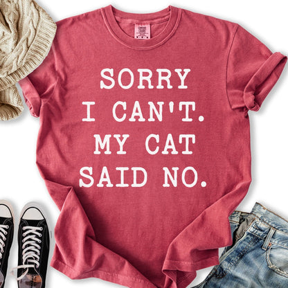 My Cat Said No T Long Sleeve Retro Apparel
